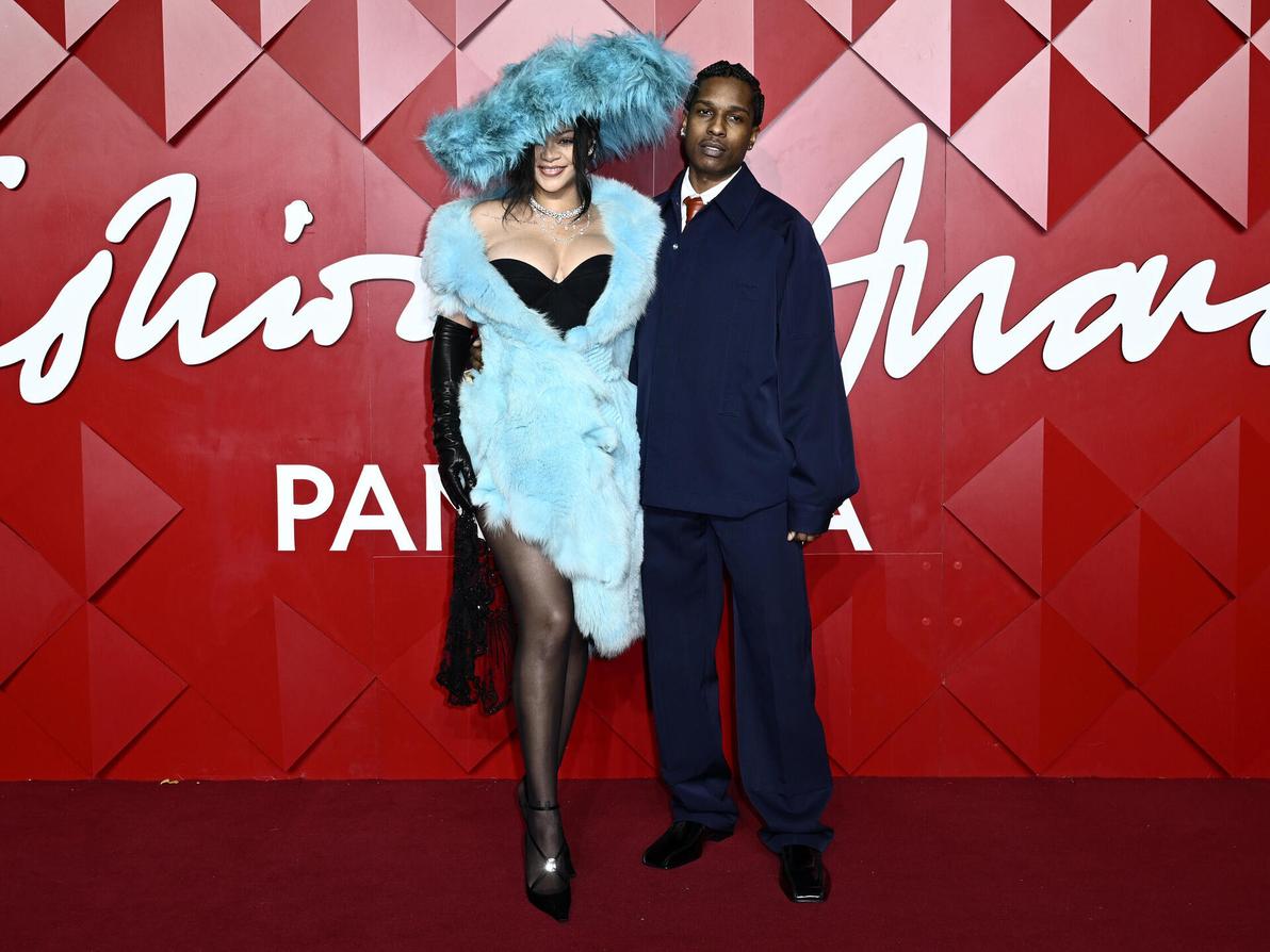 ריהאנה ו-ASAP רוקי בטקס פרסי האופנה הבריטיים, 2024