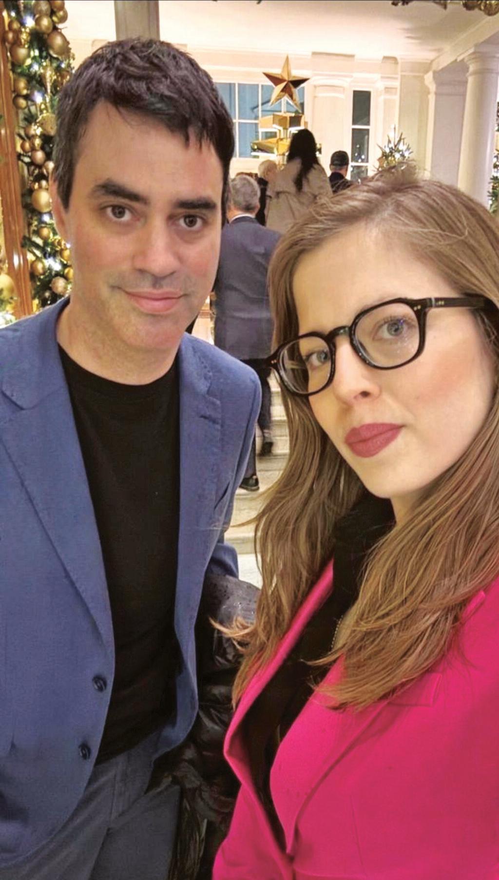 נריה קראוס בבית הלבן, עם בן הזוג עידו גפן והז'קט המדובר