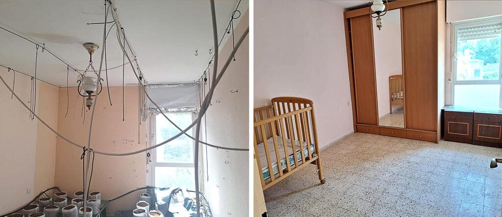 הדירה לפני ואחרי