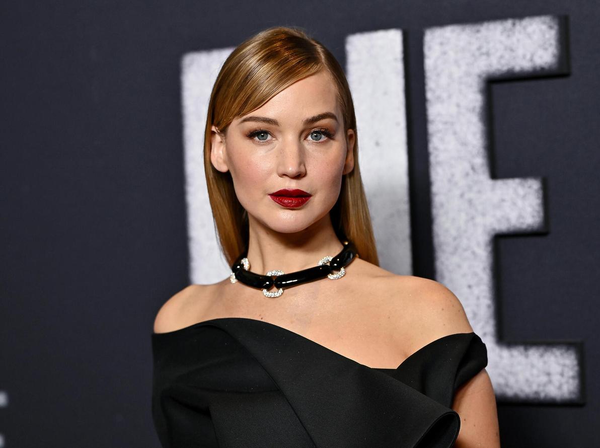 ג'ניפר לורנס בפרמיירה לסרט "תמות, אהובי" בניו יורק, 2025