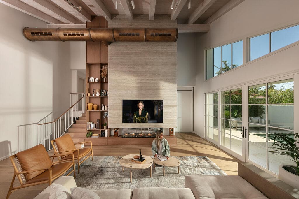 וילה ביישוב מכבים, אדריכלות ועיצוב פנים: רון שפיגל