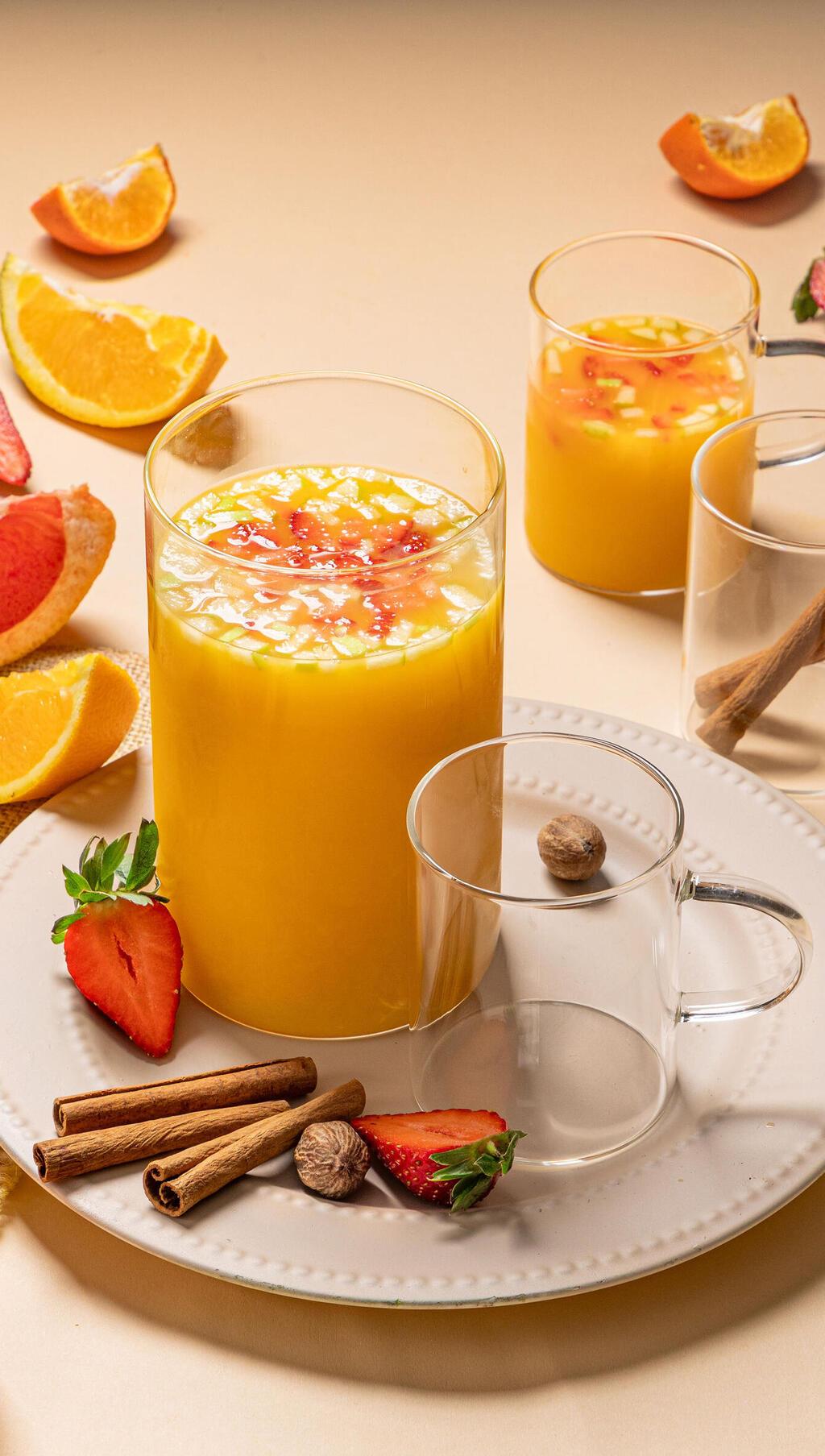 מוקטייל תפוזים חם