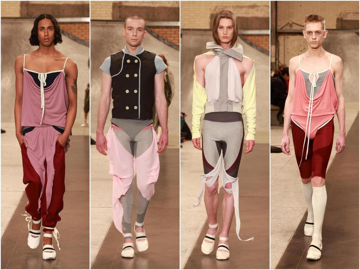 הקולקציה של ג'ק גלבה בתצוגת סתיו-חורף 2026-27 של פאשן איסט בשבוע האופנה בלונדון