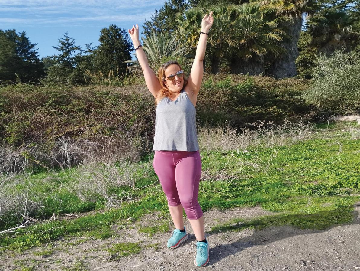 סימונה פדידה חודש וחצי לפני הלידה (צילום: אלבום פרטי) סימונה פדידה