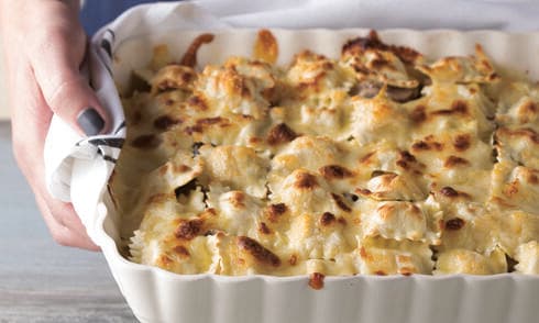 לזניה פטריות עם טריק מהמקרר