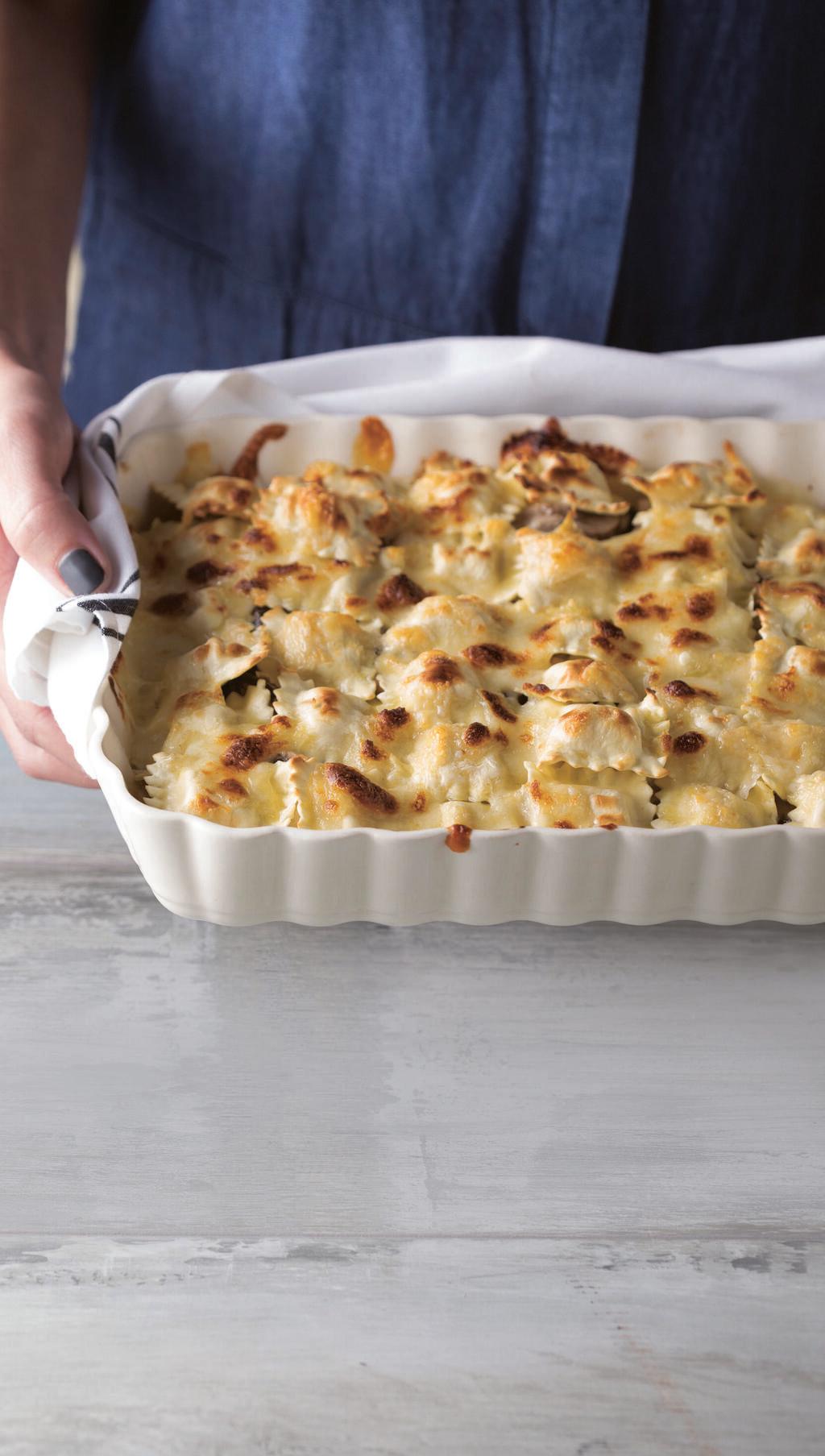 לזניה פטריות עם טריק מהמקרר