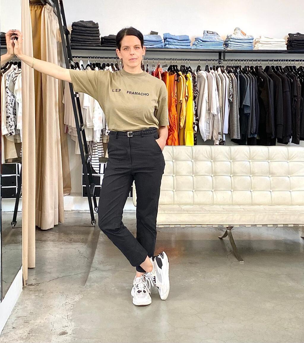 עינת שרייבר. מתנחמת שאף אחד לא נפגע (צילום: תמר קרוון ) עינת שרייבר