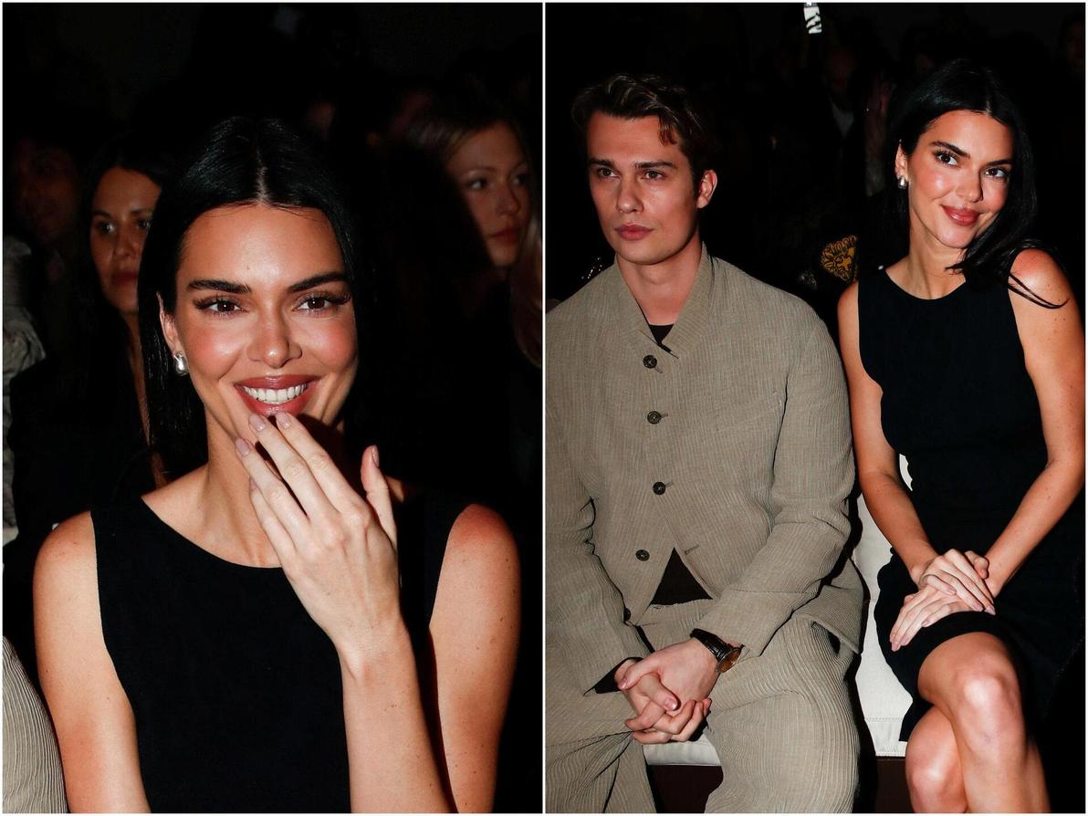 קנדל ג'נר בשורה הראשונה בתצוגת סתיו-חורף 2026-27 של אמפוריו ארמאני בשבוע האופנה במילאנו