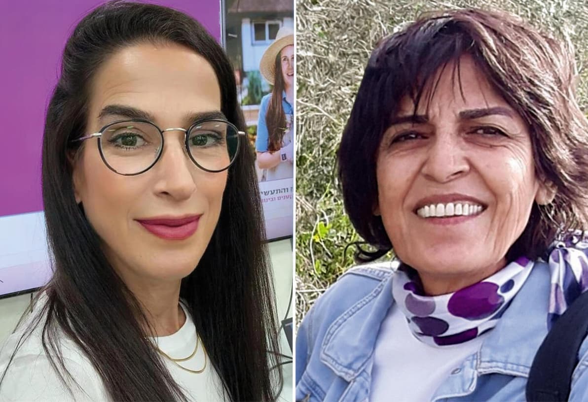  אורה מלכיאל (ימין)  יעל אנגלר 