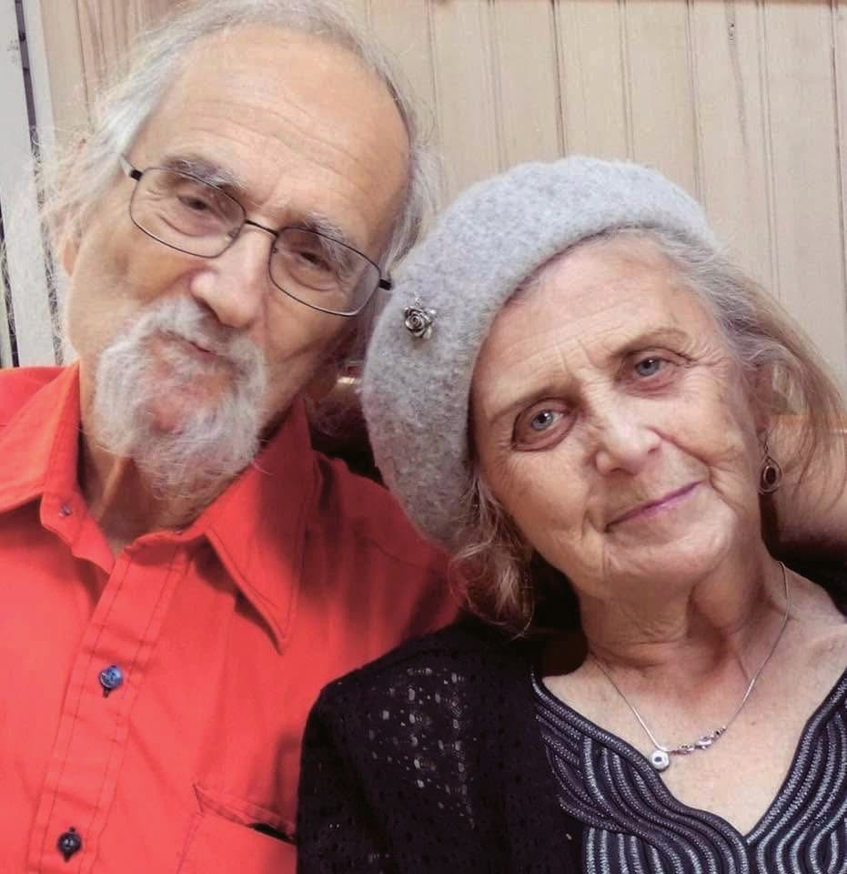 טובה פרידמן עם הבעל מאיר