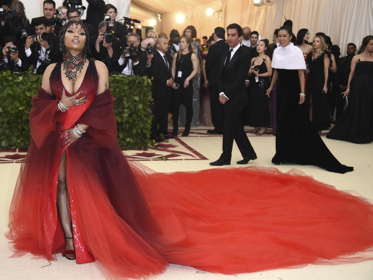 ניקי מינאז' בגאלה של המטרופוליטן, 2018