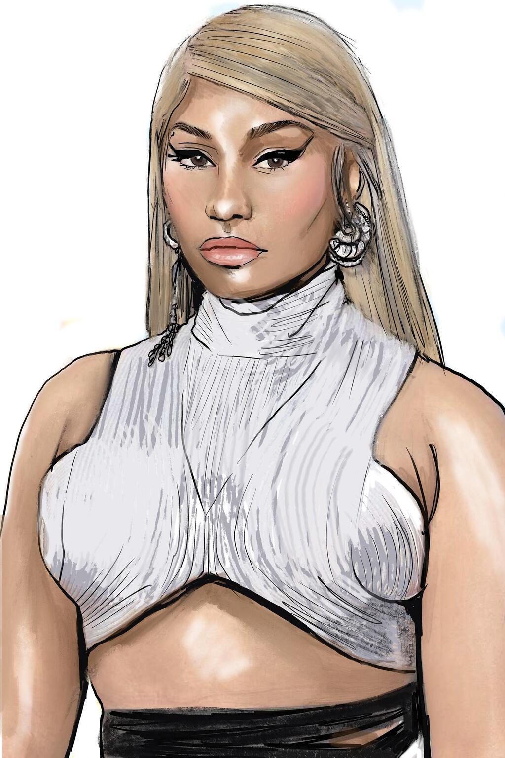 איור של ניקי מינאז'