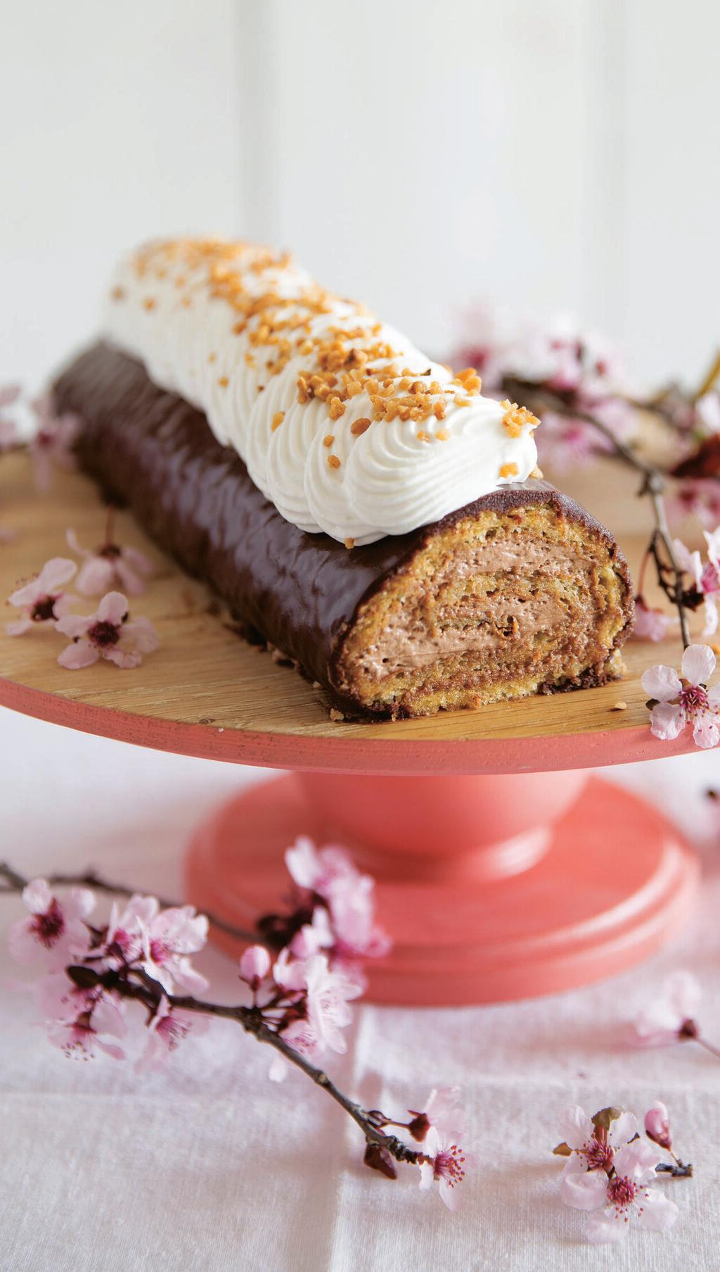 רולדת אגוזים במילוי קרם קפה וקוקוס