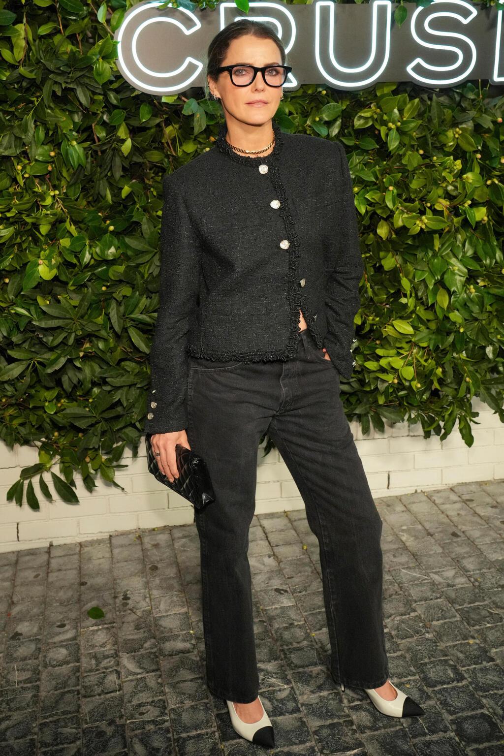 באירוע של שאנל, 2026 (צילום: Jordan Strauss/Invision/AP) קרי ראסל באירוע של שאנל, 2026