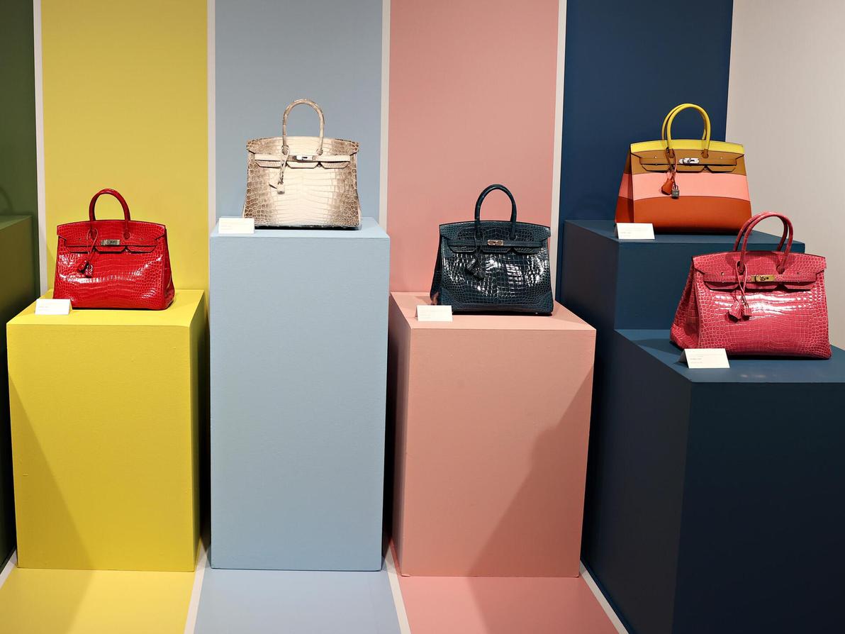 תיקי בירקין של הרמס מוצגים למכירה פומבית, 2021