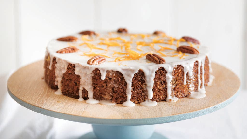 עוגת תפוזים  ואגוזים 