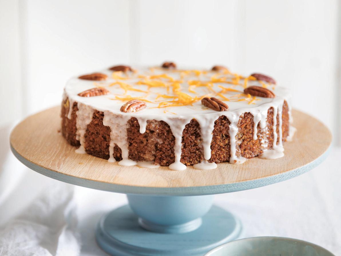 עוגת תפוזים  ואגוזים 