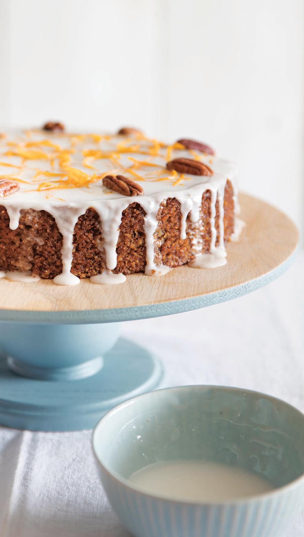 עוגת תפוזים  ואגוזים 