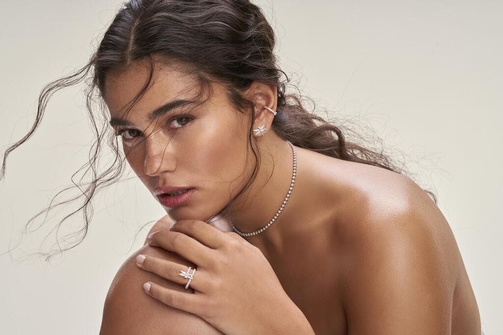 קולקציית השפיריות החדשה של "פדני". עגיל שפירית מדויק (צילום: שי כהן-ארבל) קולקציית השפיריות החדשה של פדני