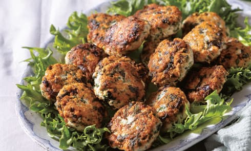 קציצות מנגולד ועוף