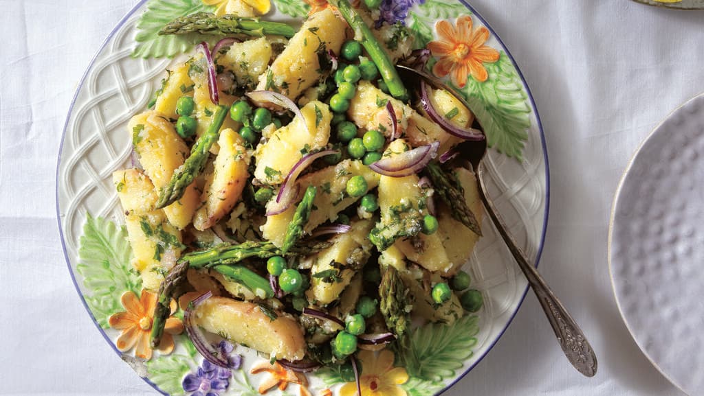 סלט תפוחי אדמה ירוק