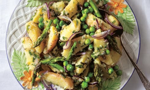 סלט תפוחי אדמה ירוק