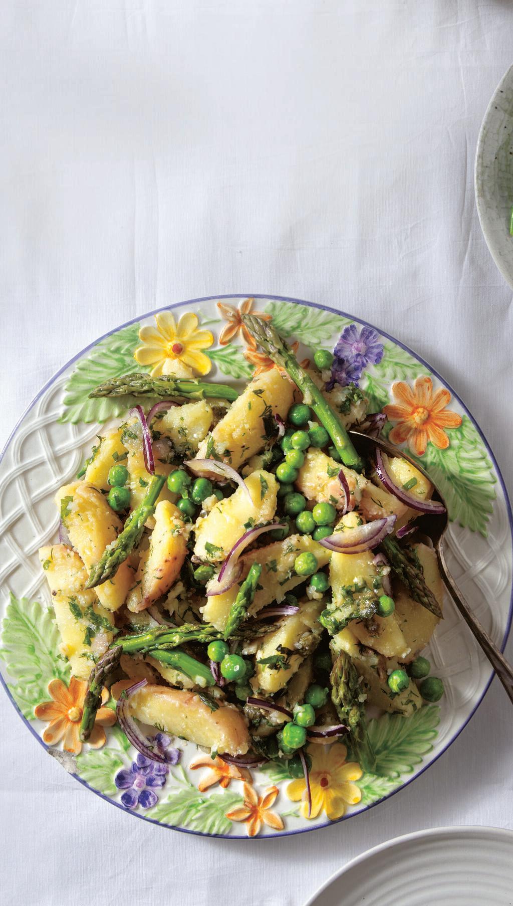 סלט תפוחי אדמה ירוק