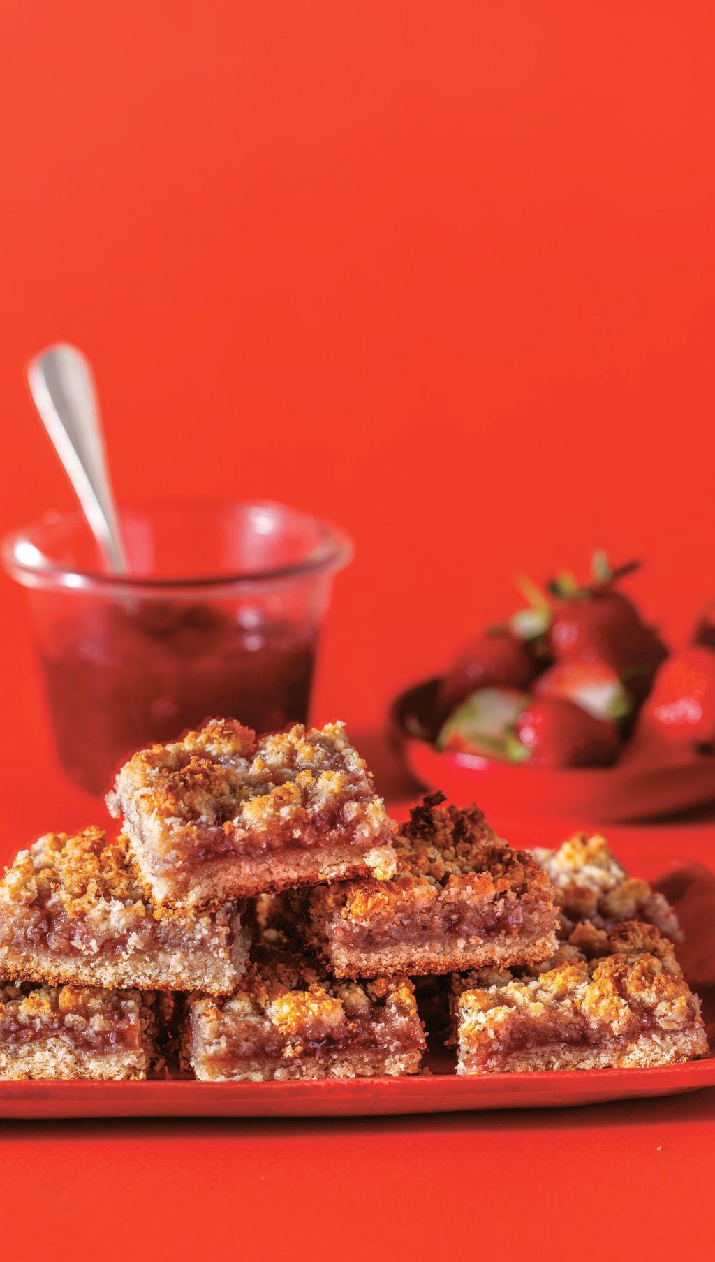 חיתוכיות ריבה פירורים ללא סוכר (צילום: דניאל לילה, סגנון: נעמה רן) חיתוכיות ריבה פירורים ללא סוכר