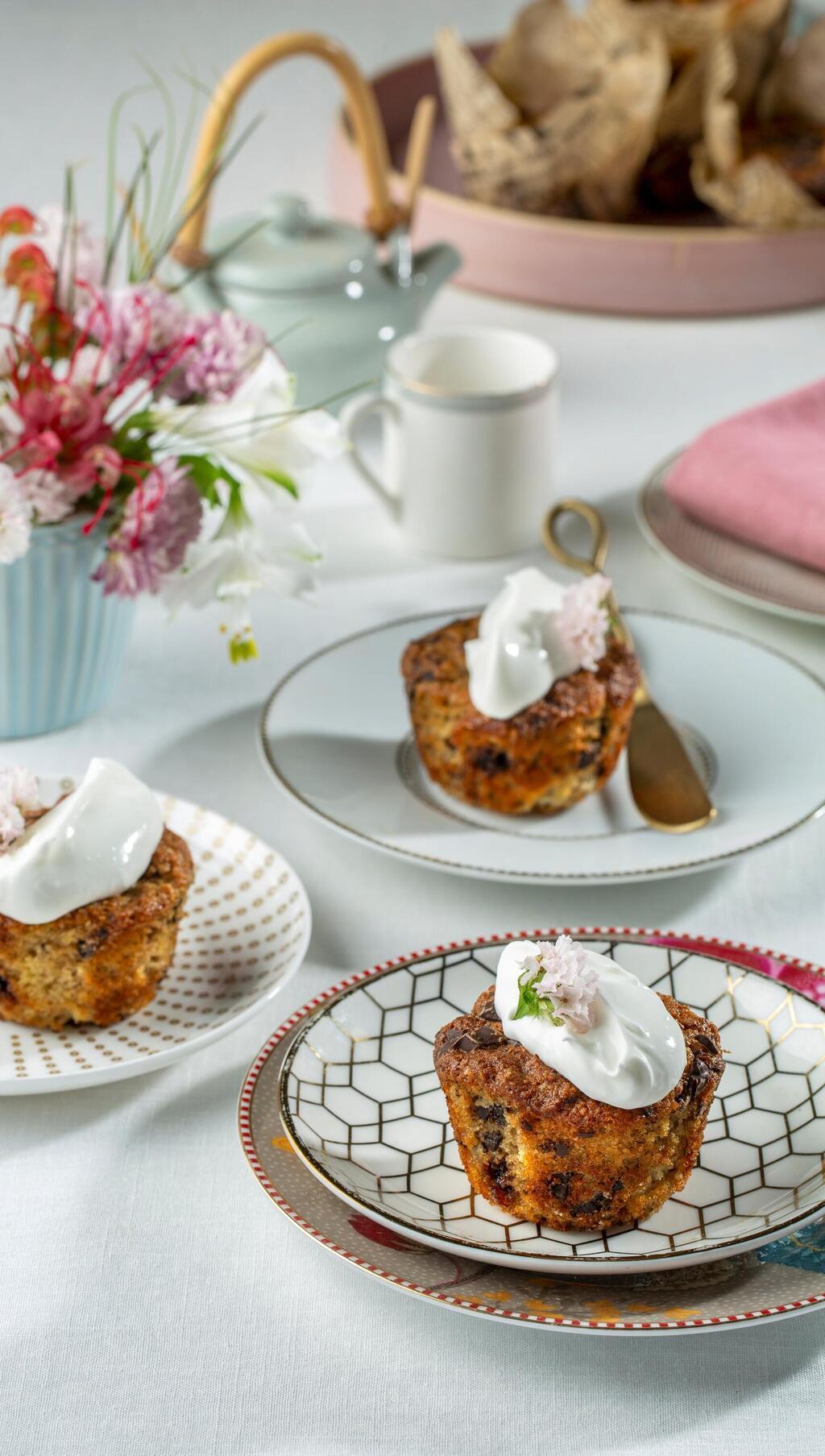 מאפינס בננה ברד ללא גלוטן