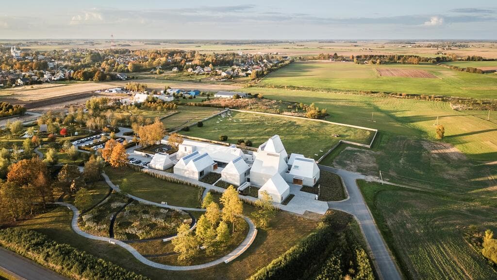Aerial view towards the northwest