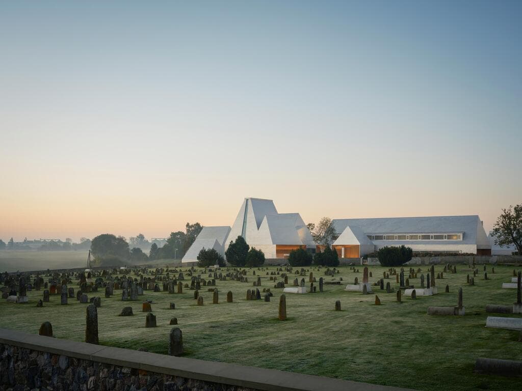 View from the cemetery