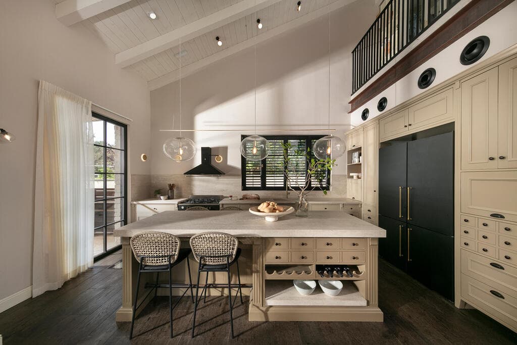 המטבח של דניאל גרינברג. תכנון ועיצוב: ליעד יוסף