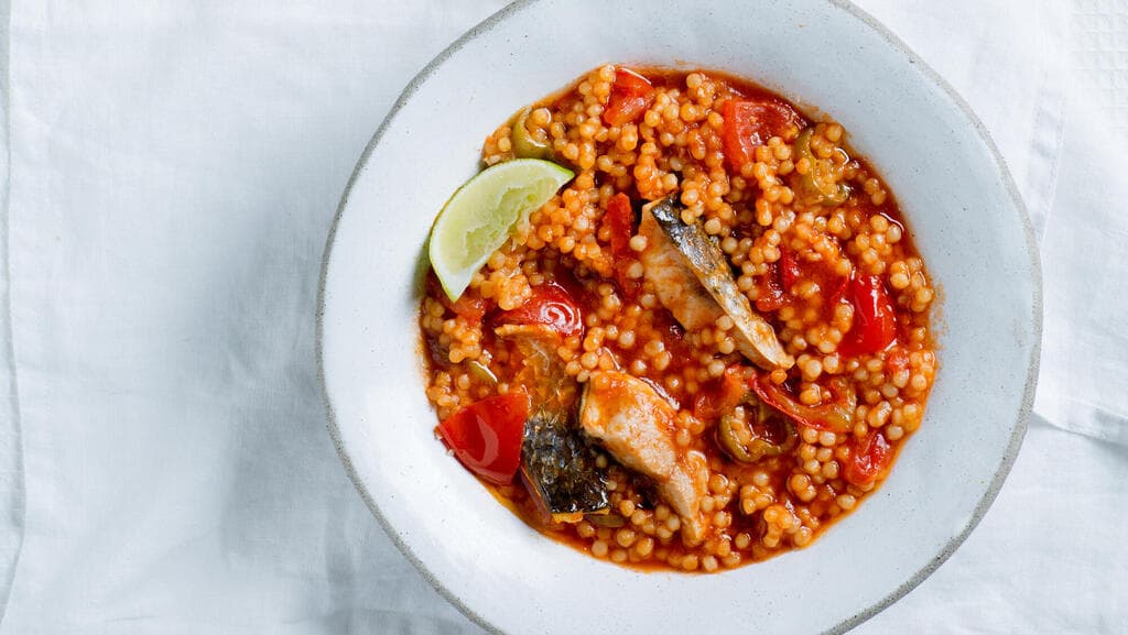  שרבה פתיתים ודגים בסיר אחד