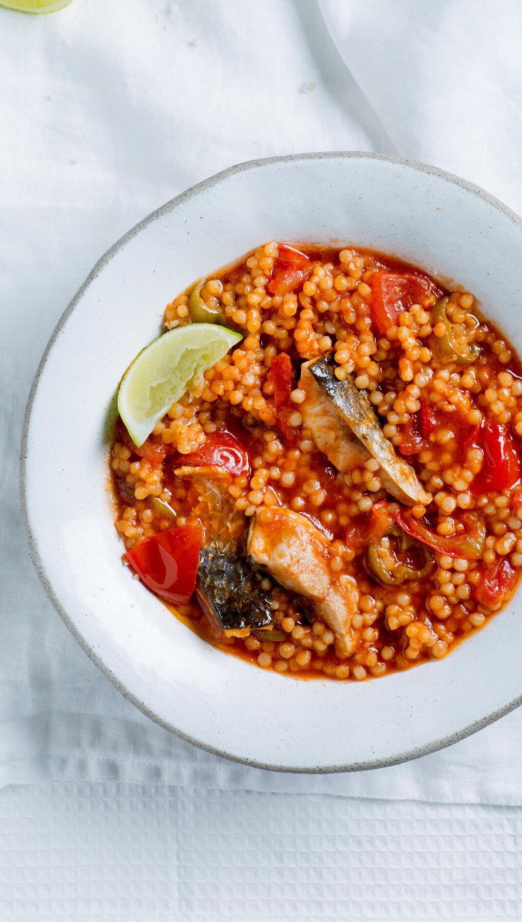  שרבה פתיתים ודגים בסיר אחד