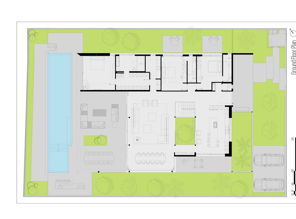 תוכנית קומת הקרקע