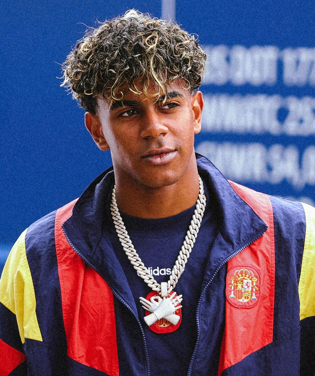 נעורים ותכשיטים. לאמין ימאל (צילום: Florencia Tan Jun/Getty Images/AFP) לאמין ימאל