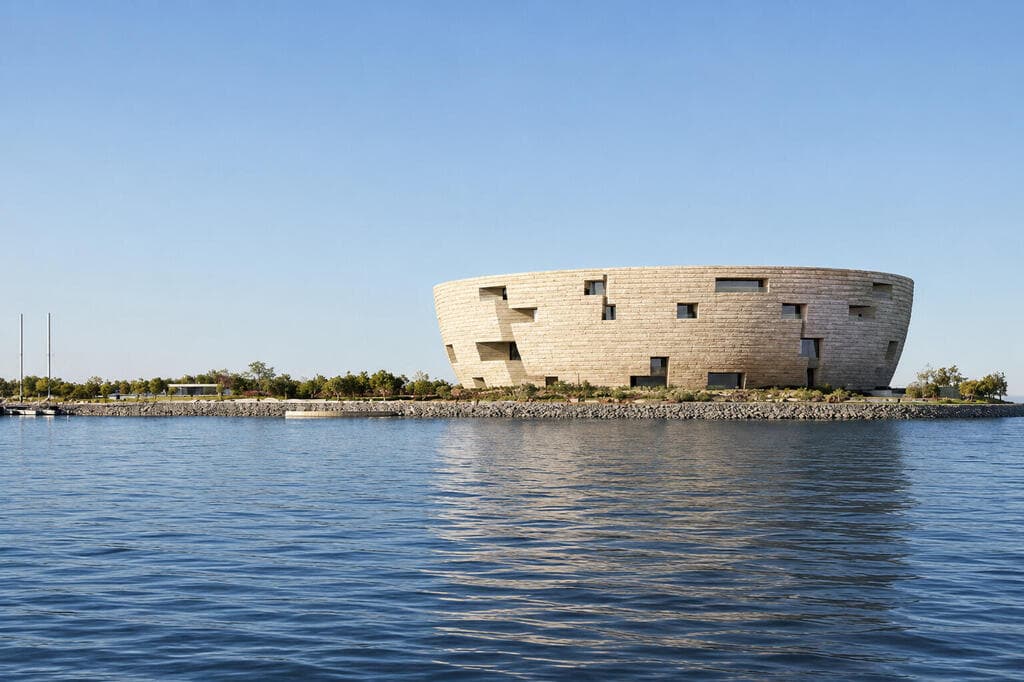 Al-Maha Island צפוי להיפתח כבר ב-2028 (הדמיה באדיבות Herzog & de Meuron) Al-Maha Island פרויקט שאפתני