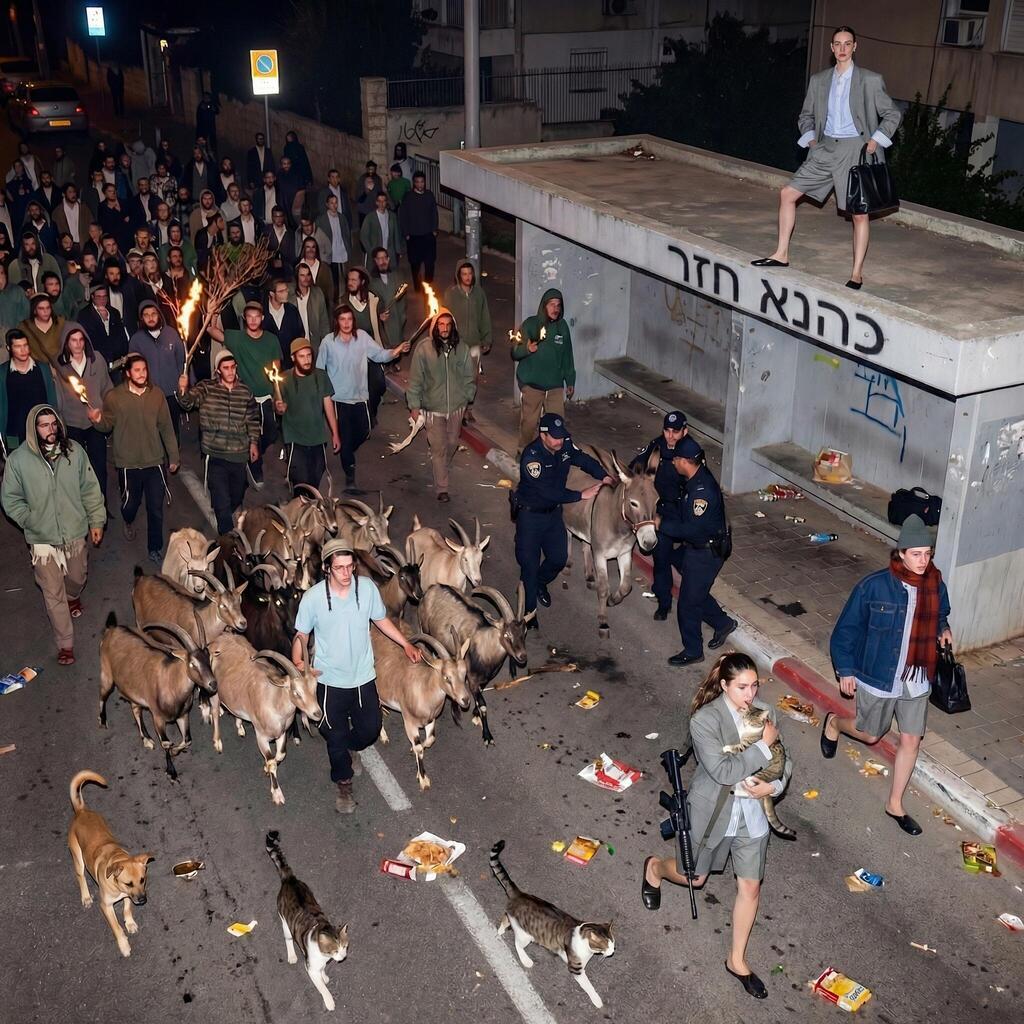 "אני מכירה הרבה אנשים מתעשיית האופנה הישראלית שפוחדים לדבר" (הדמיית AI: באדיבות קום איל פו) קמפיין "אל תגידו לא ידענו" של קום איל פו, 2026