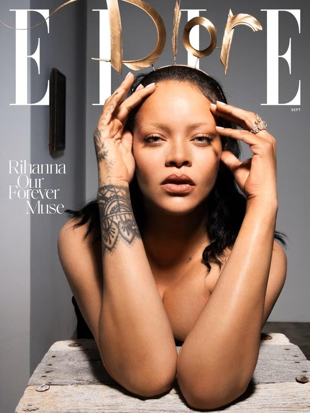 ריהאנה על שער גיליון ספטמבר של Elle (צילום: Inez & Vinoodh) ריהאנה על שער גיליון ספטמבר של אל, 2026