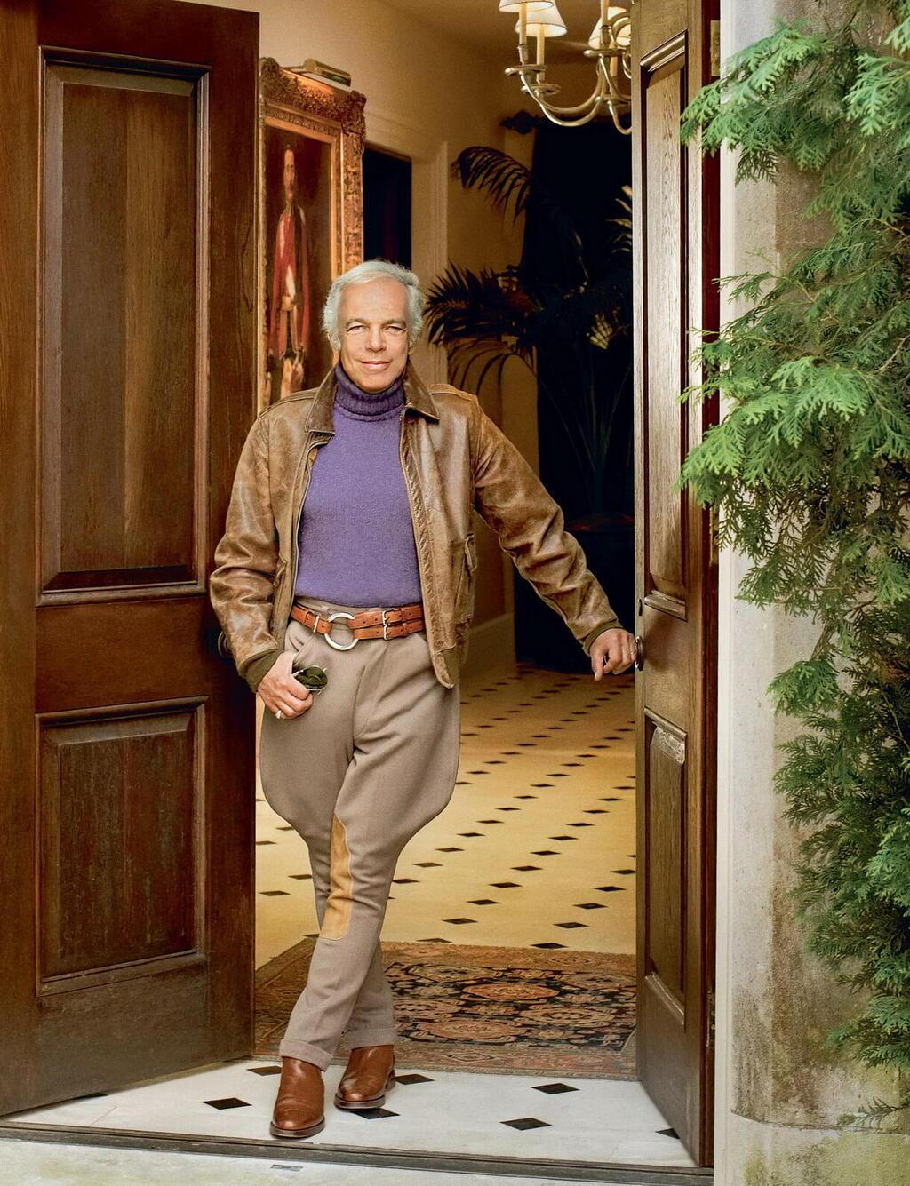 Ralph Lauren a way of living. עטיפת הספר שיצא ב-2023 (צילום: Richard Corman) Ralph Lauren a way of living COVER