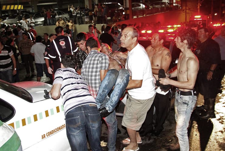 רבים נהרגו במנוסה, ולא בשריפה. האסון במועדון בברזיל ב-2013