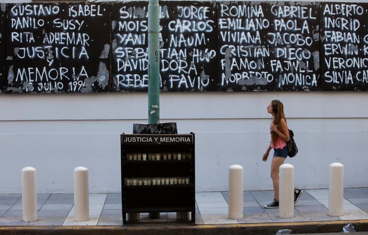 שמות הנרצחים בפיגוע על בניין AMIA בבואנוס איירס