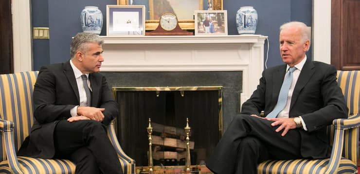 פגישה בין ביידן ללפיד ב-2013