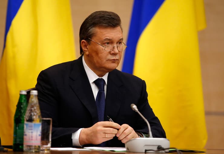 "תוצאה ישירה של ההפיכה שבה הודח". נשיא אוקראינה הפרו-רוסי ינוקוביץ', שסולק ב-2014