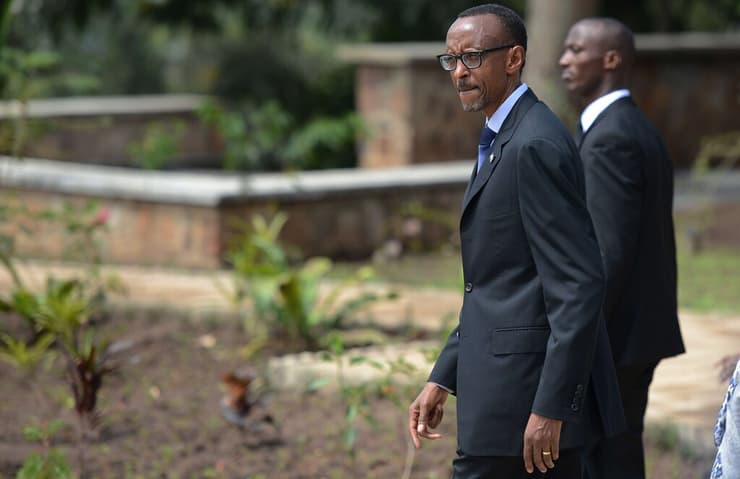 נשיא רואנדה פול קגאמה. הבירה נכבשה, הוא תפס את השלטון