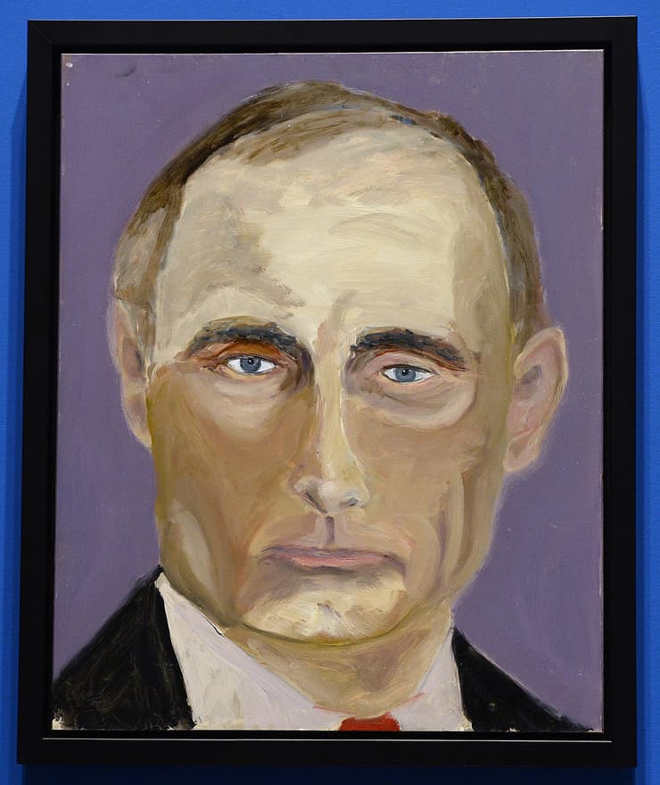 כך צייר בוש, לאחר שפרש, את פניו של הנשיא הרוסי