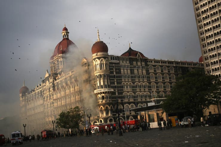 Taj Hotel במומבאי בזמן מתקפת הטרור