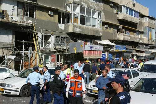 הפיצוץ ברחוב יהודה הלוי ב-2003. "לא שונה מפיגועי טרור"