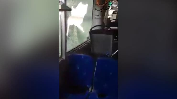 האוטובוס שבו אירע הפיגוע