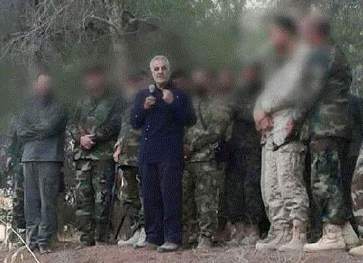 קאסם סולימאני בסוריה ב-2015. חזית נוספת מול ישראל